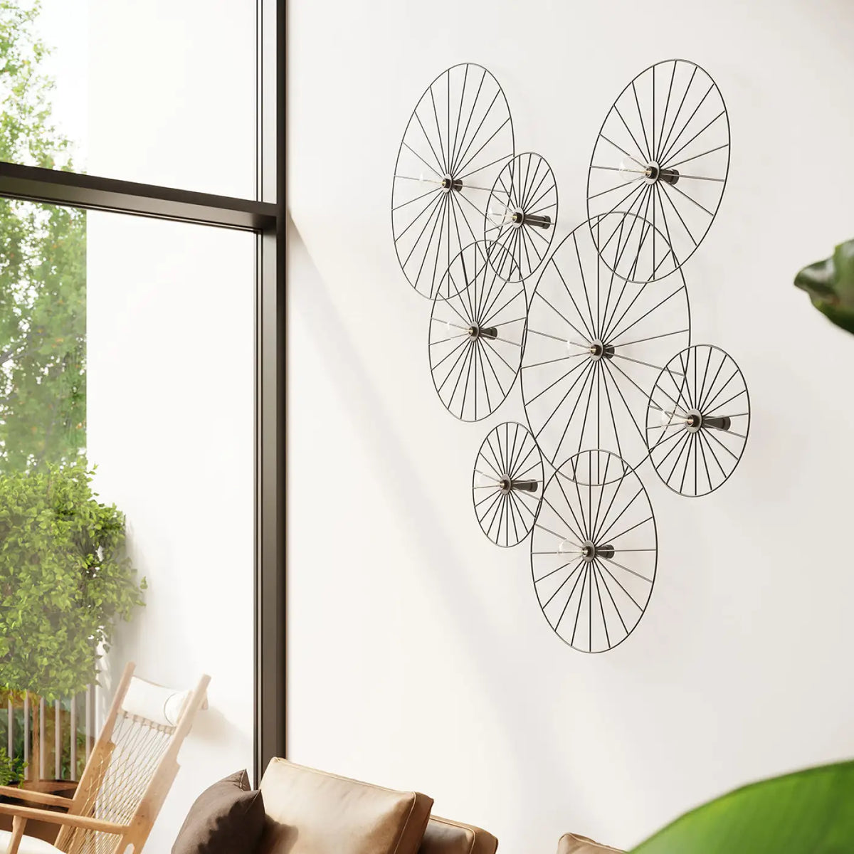 Applique murale Sirkel 45 (noir)