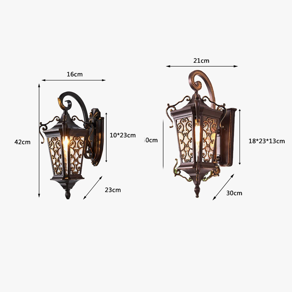 Applique murale — Extérieures super lumineuses pour jardin et balcon