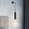 Ray Applique Murale LED Moderne Métal/Acrylique Noir/Or Chambre - Neutralighting