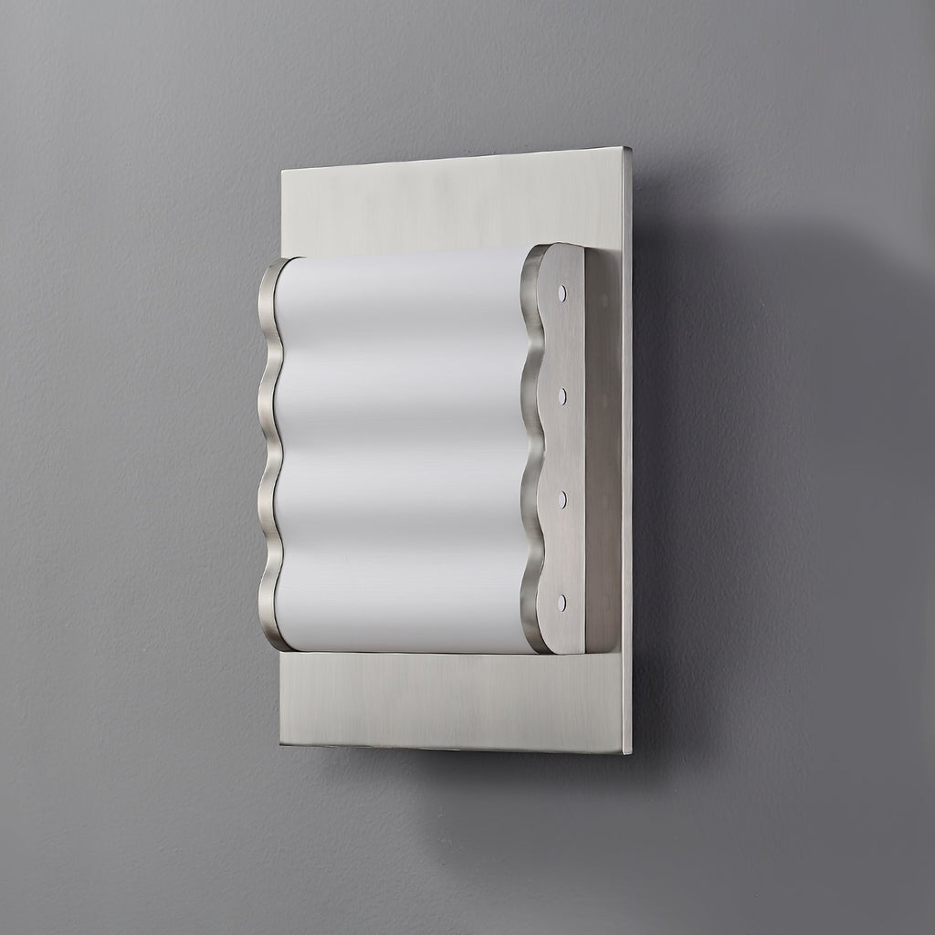 Wave Applique murale contemporaine en tissu - Neutralighting