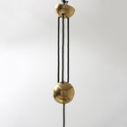 Pyra Suspension Linéaire Dorée Réglable En Hauteur. Métal - Neutralighting