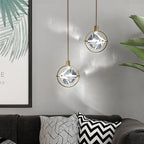 Kristy Suspension Luxe Moderne Métal/Cristal Salle à manger - Neutralighting
