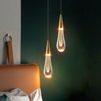 Oleia Suspension Goutte Design Doré Salon - Neutralighting