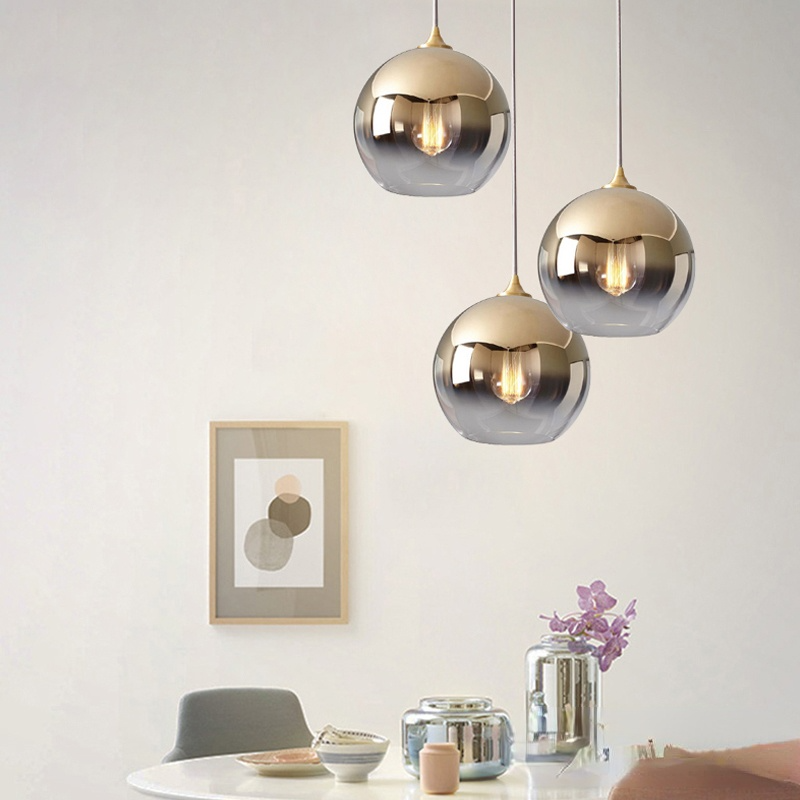 Brina Lampe Suspendue à Boule de Verre Chambre à Coucher/Salle à Manger - Neutralighting