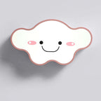 Aria Plafonnier Nuage Moderne, Acrylique/Bois, Blanc/Vert/Rose, Chambre - Neutralighting