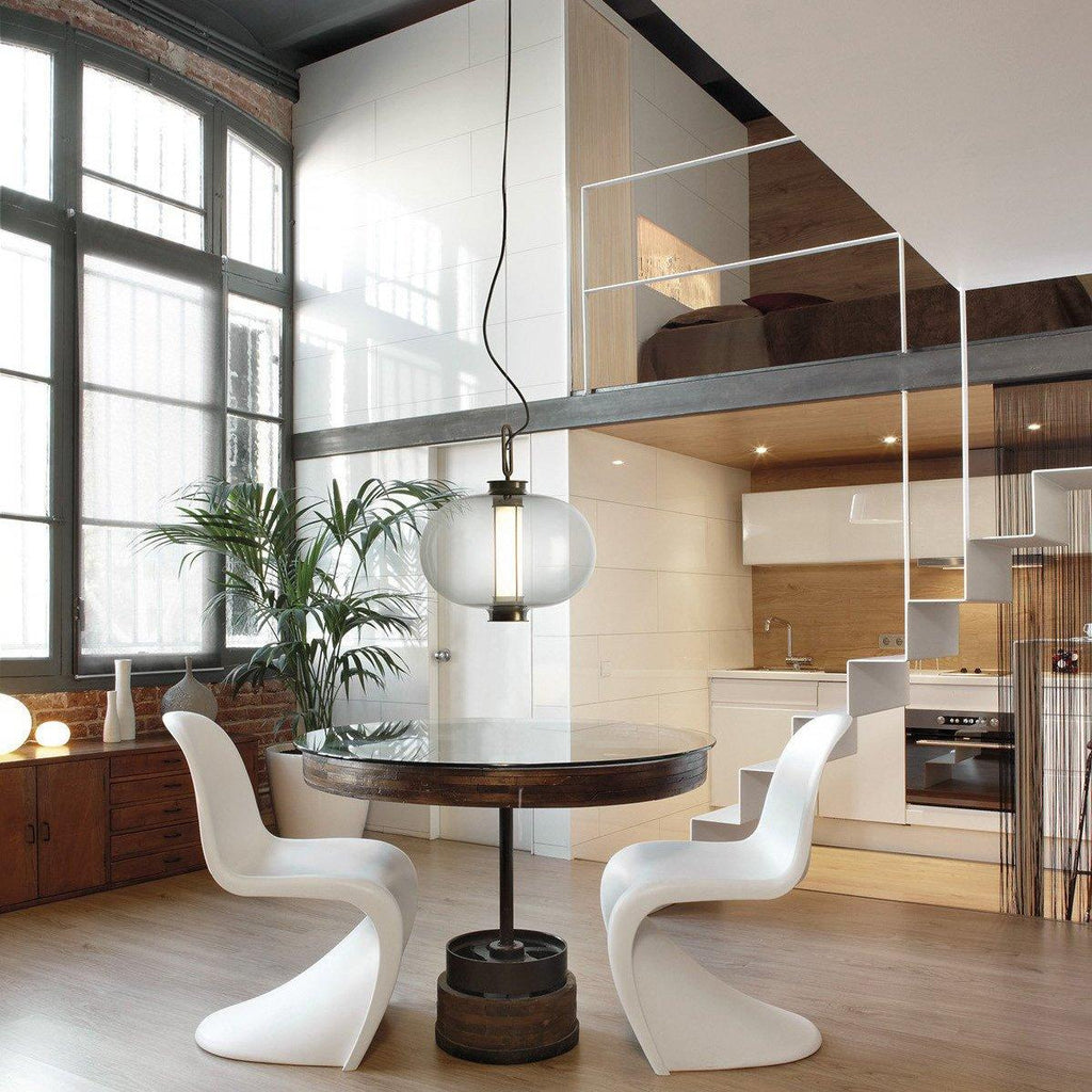 Uphaos Suspension Moderne en Verre pour Famille - Neutralighting