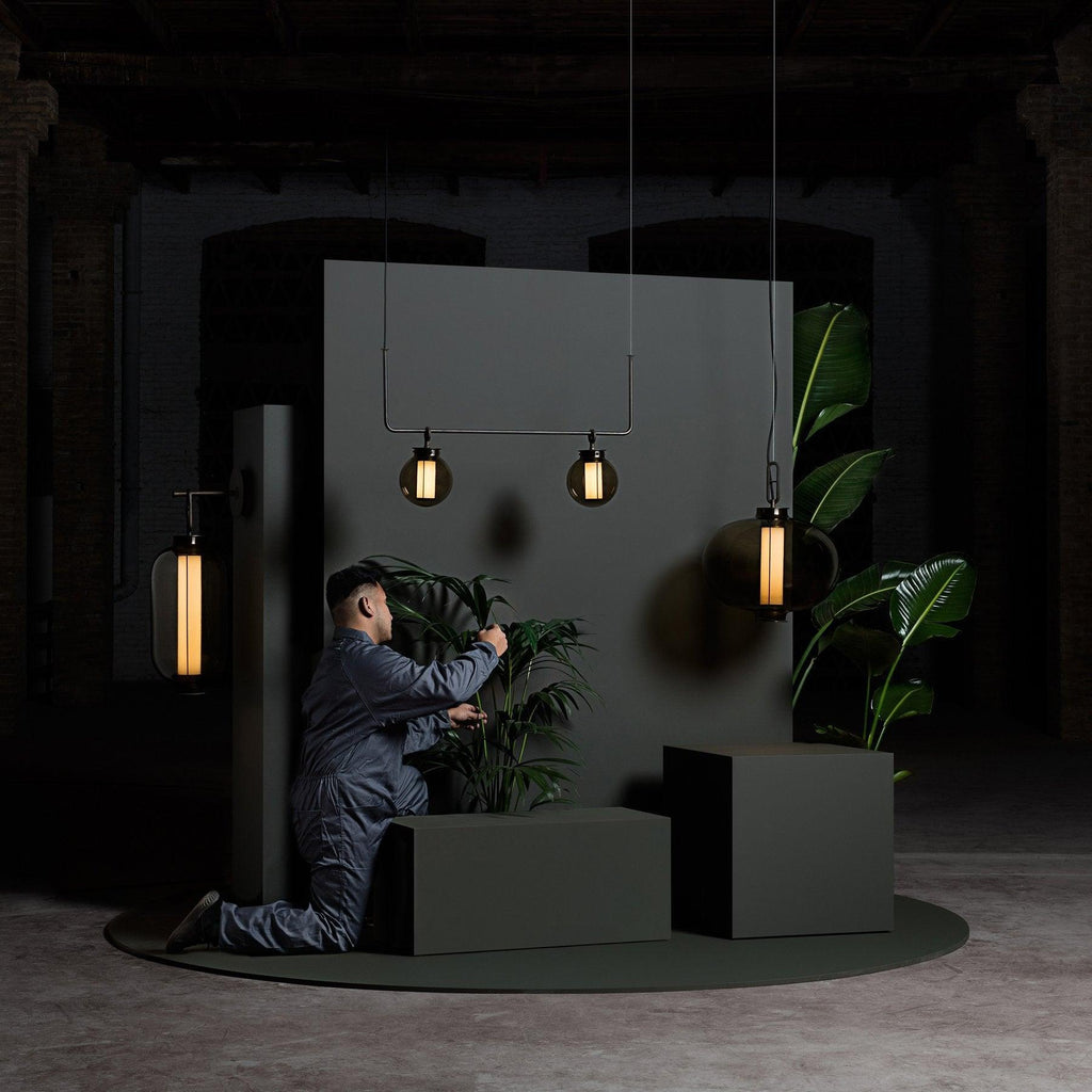 Uphaos Suspension Moderne en Verre pour Famille - Neutralighting