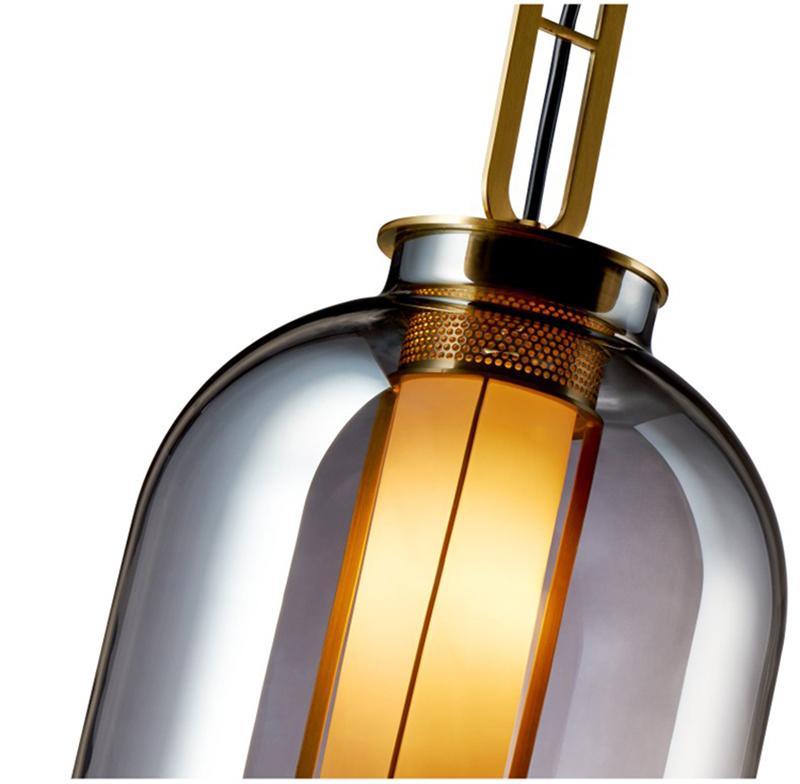 Uphaos Suspension Moderne en Verre pour Famille - Neutralighting