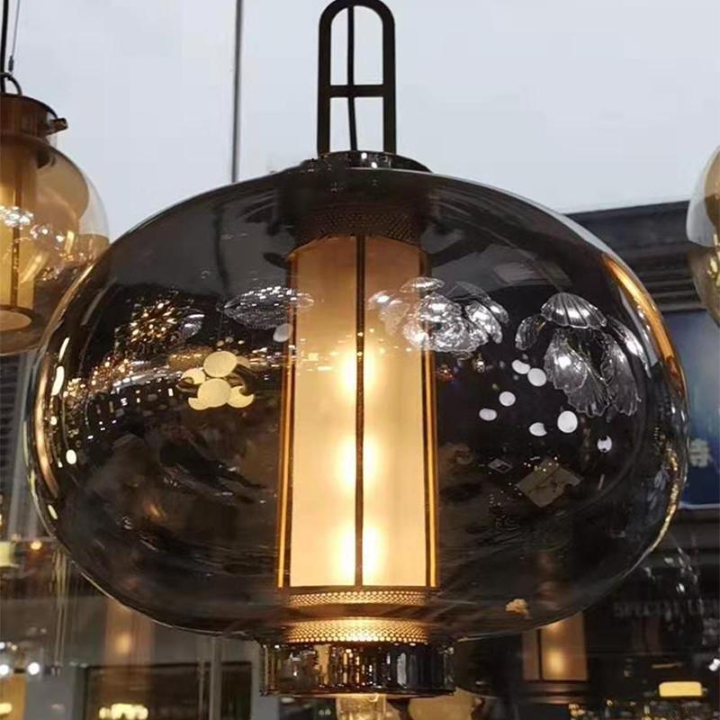 Uphaos Suspension Moderne en Verre pour Famille - Neutralighting