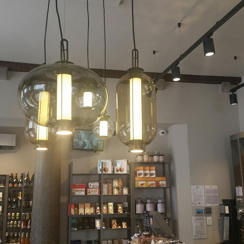 Uphaos Suspension Moderne en Verre pour Famille - Neutralighting