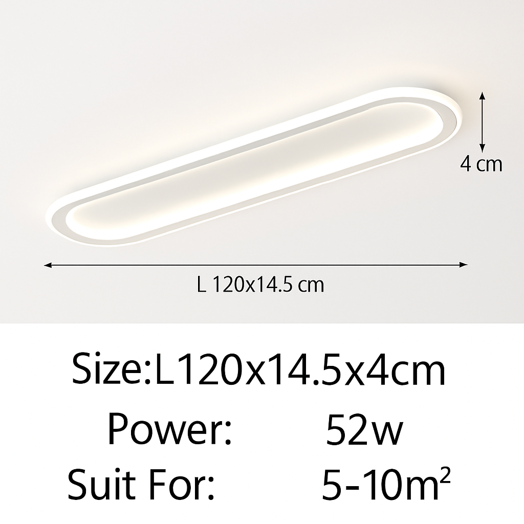 Plafonnier — Bande LED moderne plafonniers éclairage intérieur pour chambre robuste couloir porche salon lampes maison Lustre décorer