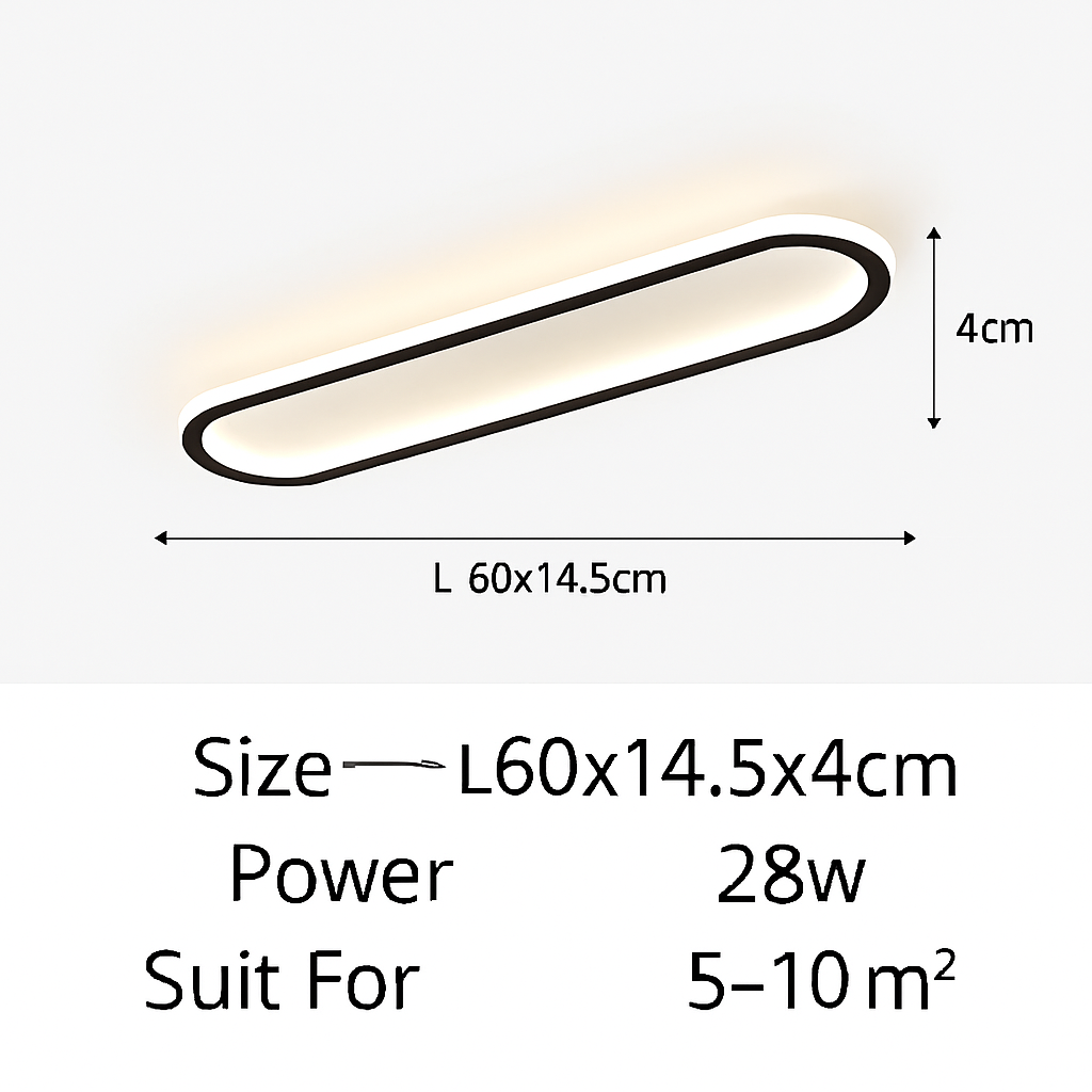 Plafonnier — Bande LED moderne plafonniers éclairage intérieur pour chambre robuste couloir porche salon lampes maison Lustre décorer