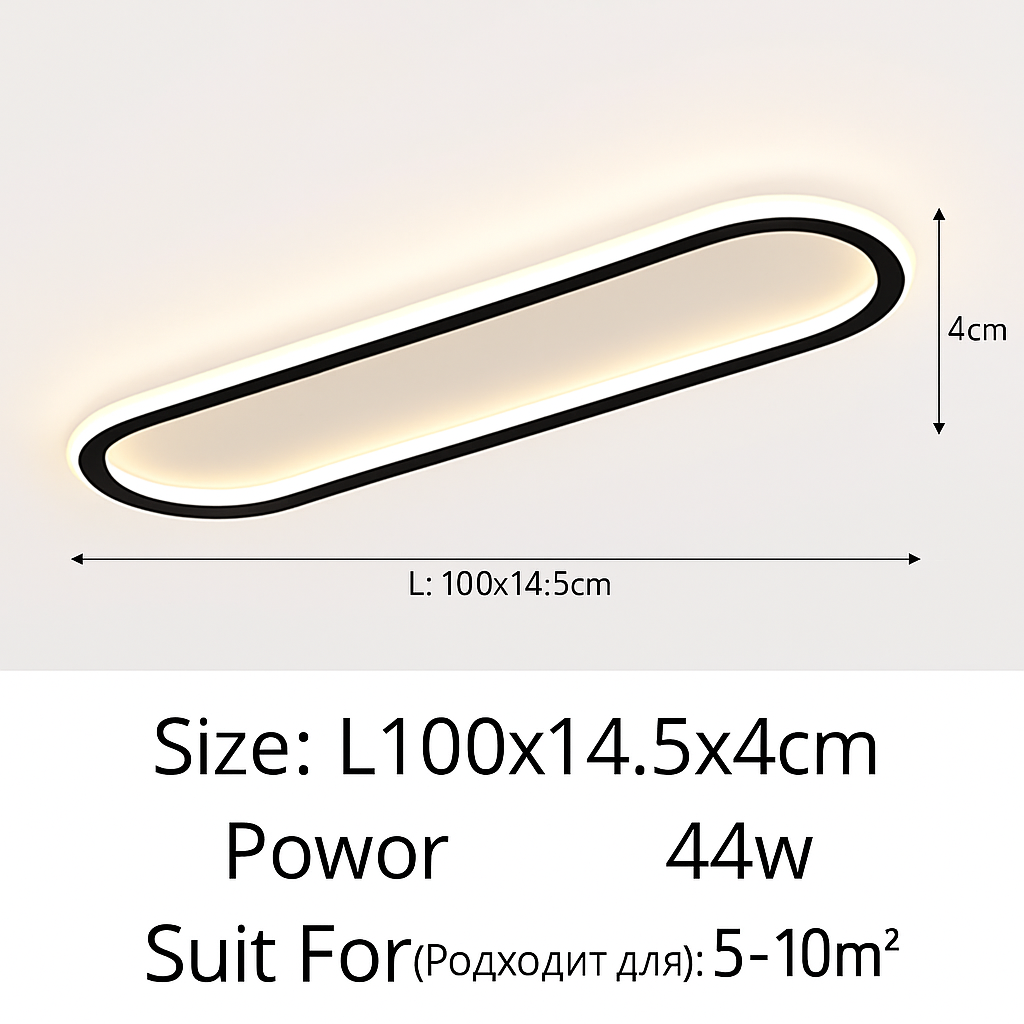 Plafonnier — Bande LED moderne plafonniers éclairage intérieur pour chambre robuste couloir porche salon lampes maison Lustre décorer