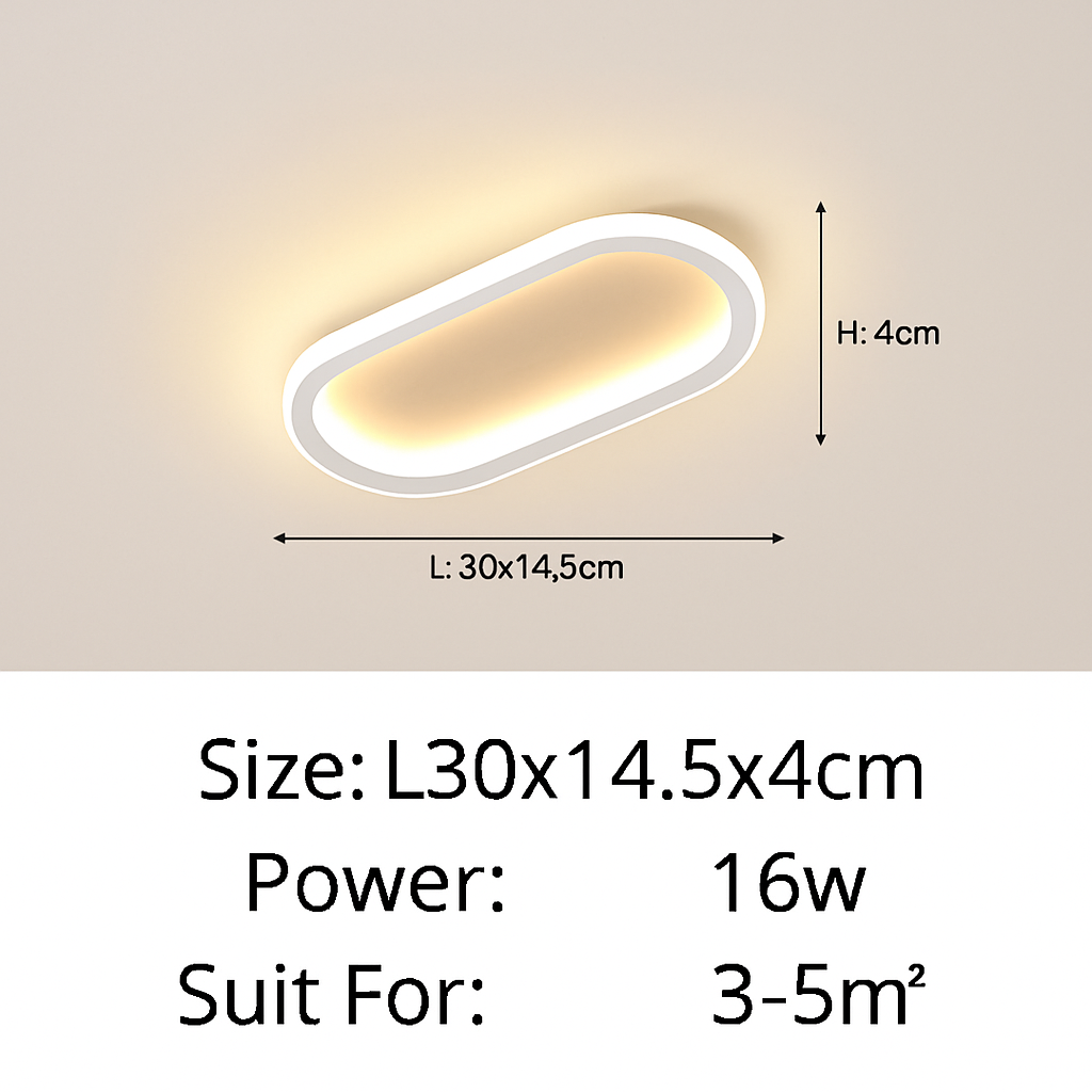 Plafonnier — Bande LED moderne plafonniers éclairage intérieur pour chambre robuste couloir porche salon lampes maison Lustre décorer