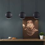 Valentina Suspension Ronde Simple, Métal/Résine, Noir/Vert/Brun/Gris/Blanc, Chambre à Coucher/Bureau - Neutralighting