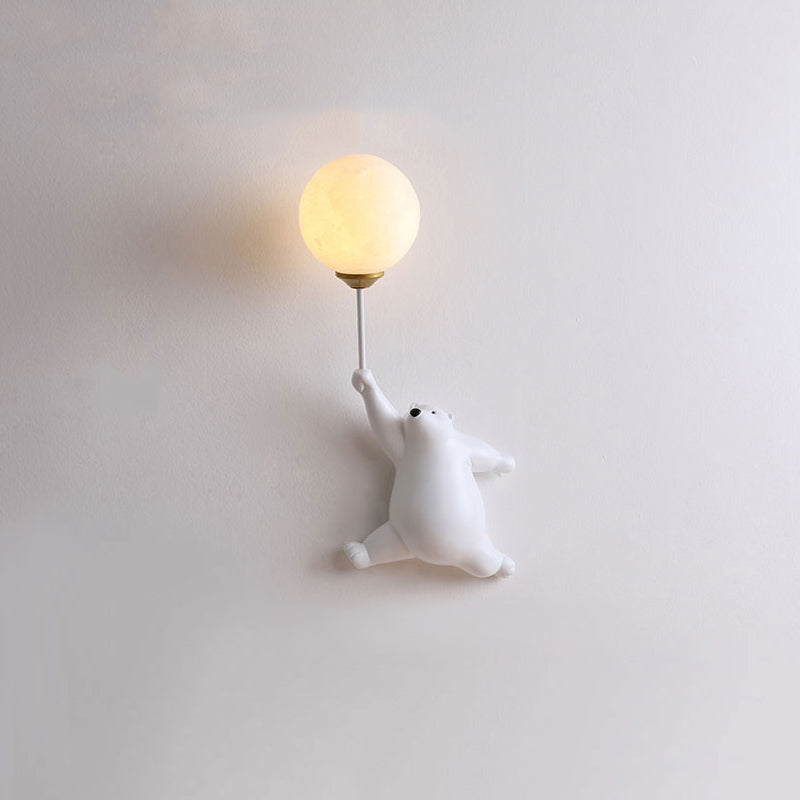 Bear Balloon Applique Murale Ours Ballon Moderne Animale Salon - 1