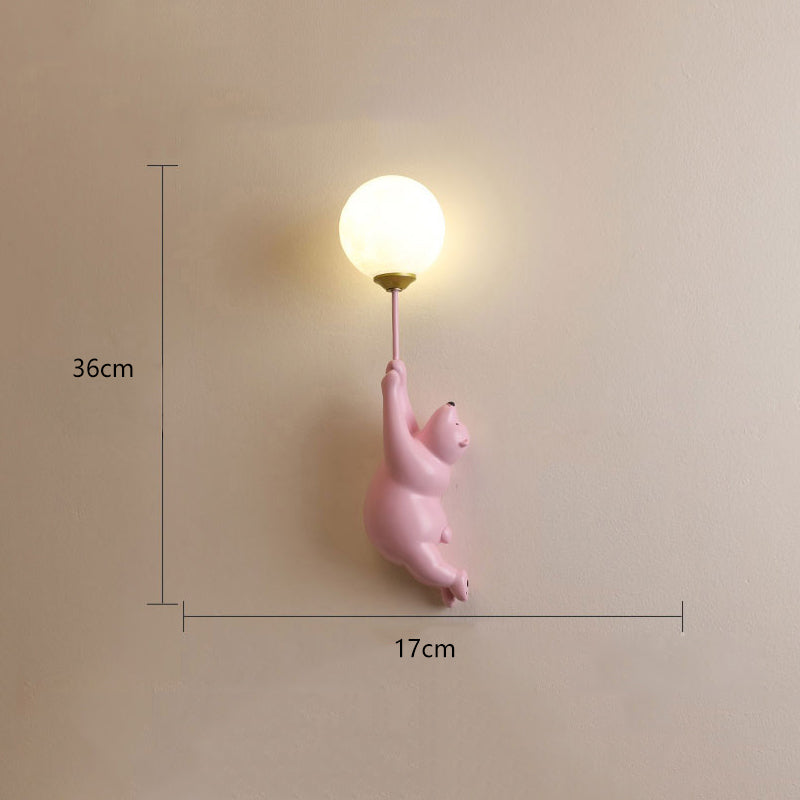 Bear Balloon Applique Murale Ours Ballon Moderne Animale Salon - 12