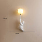 Bear Balloon Applique Murale Ours Ballon Moderne Animale Salon - 14