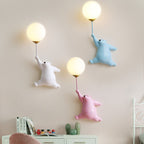 Bear Balloon Applique Murale Ours Ballon Moderne Animale Salon - 2