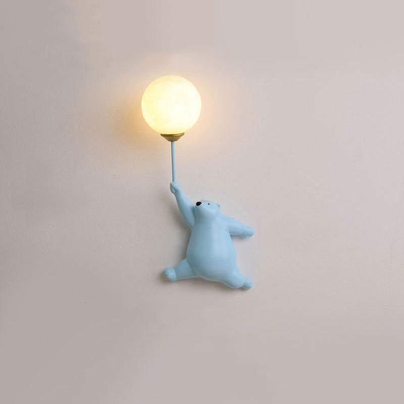 Bear Balloon Applique Murale Ours Ballon Moderne Animale Salon - 6
