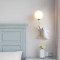Bear Balloon Applique Murale Ours Ballon Moderne Animale Salon - Blanc - A