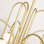 Valentina Moderne Lustre Métal Verre Salon Salle à Manger - Neutralighting