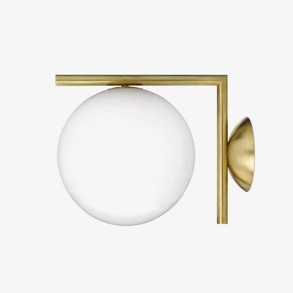 Joanna Applique Murale Moderne Minimaliste en Verre Soufflé Opale - Neutralighting