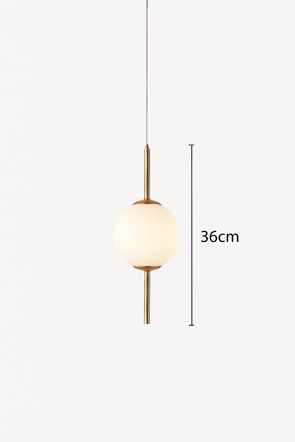 Suspension — Boule de verre suspension pour chambre chevet lampe suspendue lustres de plafond éclairage moderne décoration entrée Luminaire LED