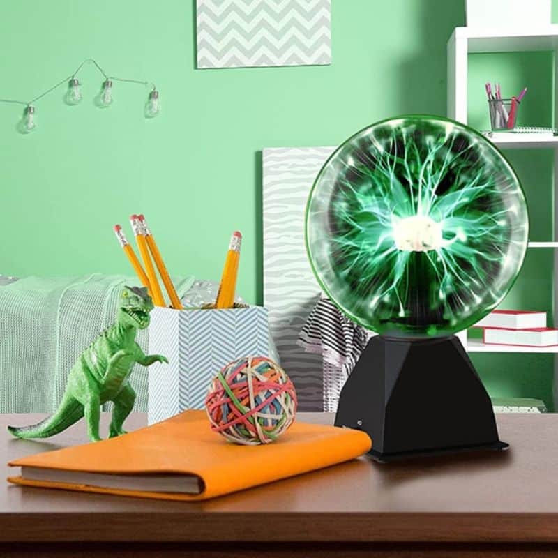 Lampe à poser — Boule Plasma Verte