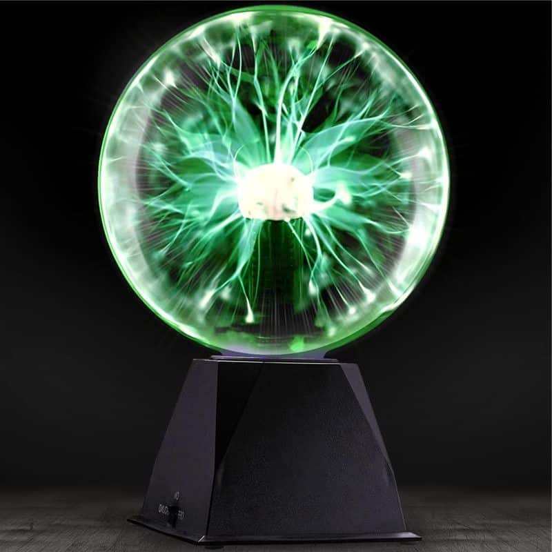 Lampe à poser — Boule Plasma Verte