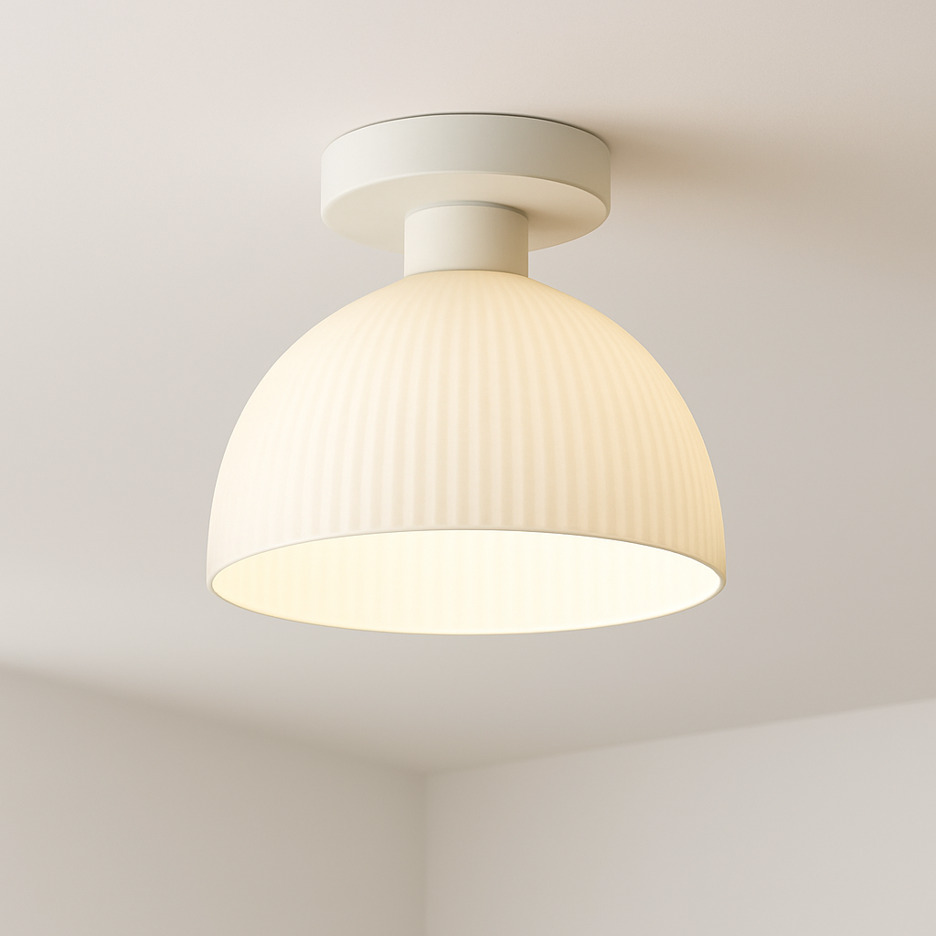 Plafonnier — Céramique verre LED couloir plafonnier pour allée couloir vestiaire balcon nordique E27 acrylique lustre reste luminaires