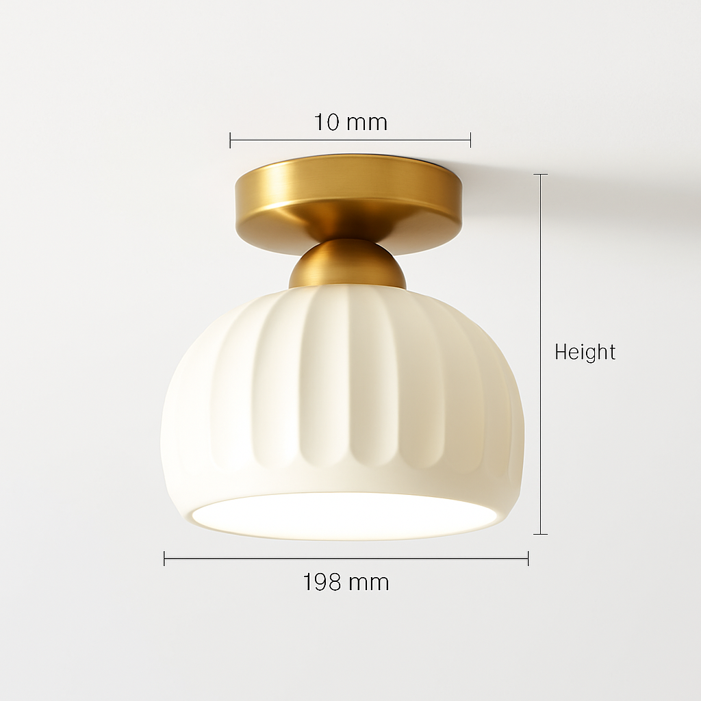 Plafonnier — Céramique verre LED couloir plafonnier pour allée couloir vestiaire balcon nordique E27 acrylique lustre reste luminaires