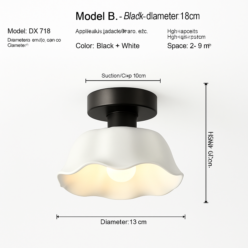Plafonnier — Céramique verre LED couloir plafonnier pour allée couloir vestiaire balcon nordique E27 acrylique lustre reste luminaires