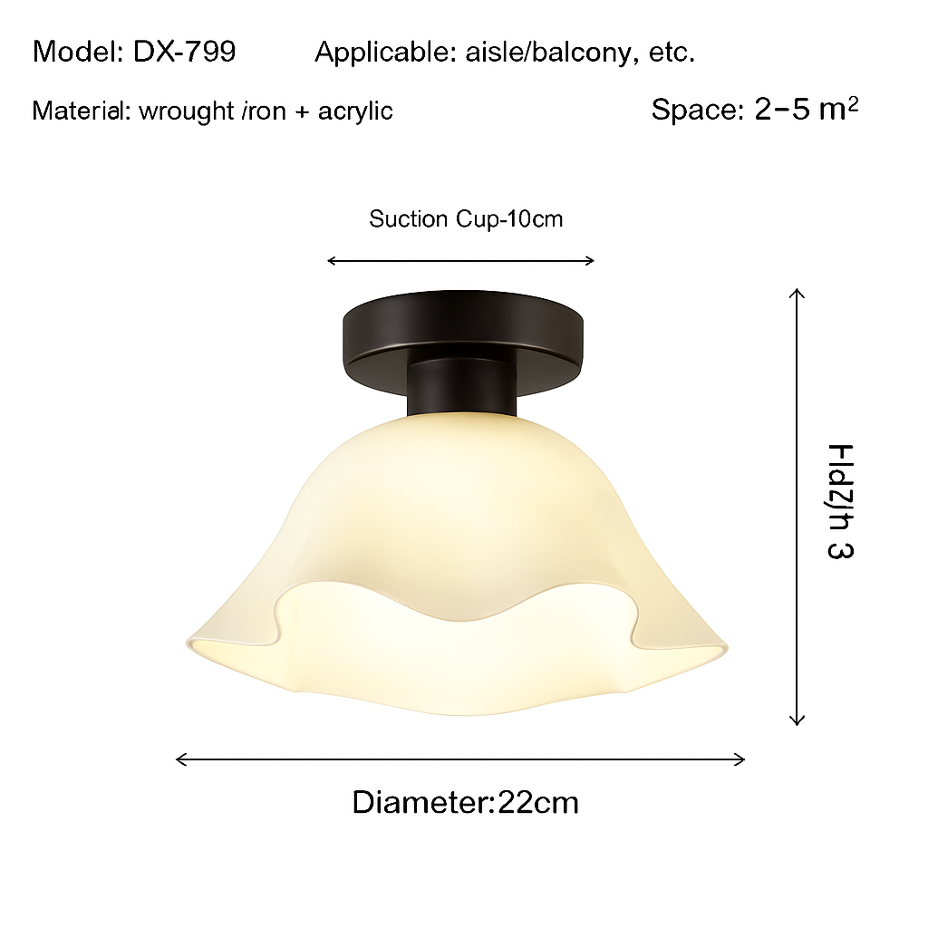 Plafonnier — Céramique verre LED couloir plafonnier pour allée couloir vestiaire balcon nordique E27 acrylique lustre reste luminaires