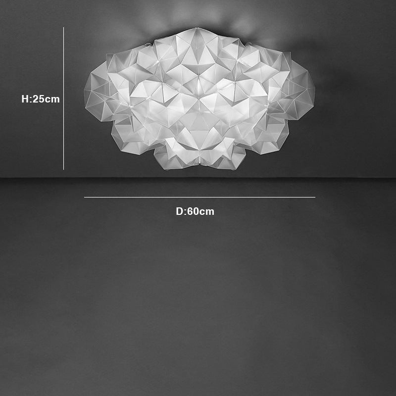 Arisha Suspension Irrégulier Géométrique, Metal/Acrylique, Blanc/Noir, Chambre - Neutralighting