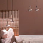 Aelith Suspension Cylindre Moderne Métal/Pierre Salle à Manger - Neutralighting