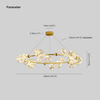 Valentina Suspension Boule Moderne, Métal/Verre, Doré/Noir, Salon - Neutralighting