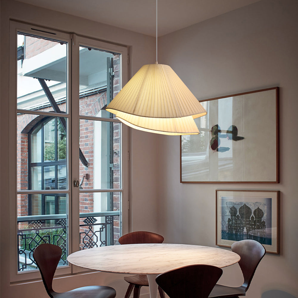 Ritta Suspension Nuage Moderne, Metal/Tissu, Blanc, Chambre à Coucher - Neutralighting
