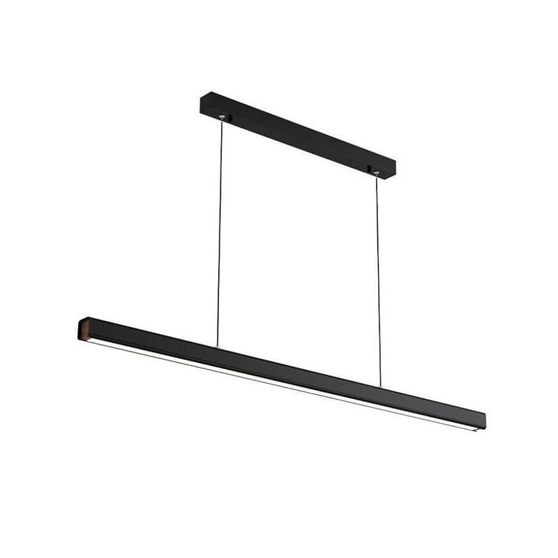 Ray Suspension Linéaire Moderne, Métal, Noir/Blanc, Salon - Neutralighting