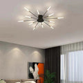 Wesley Plafonnier Fireworks Design Artistique Noir/Doré - Neutralighting