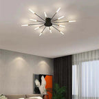 Wesley Plafonnier Fireworks Design Artistique Noir/Doré - Neutralighting