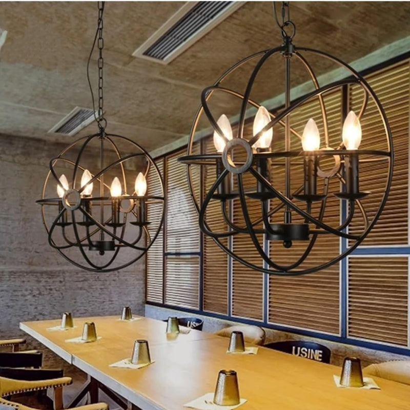 Silva Américain Lustre Métal Salon Chambre à Coucher Restaurant - Neutralighting