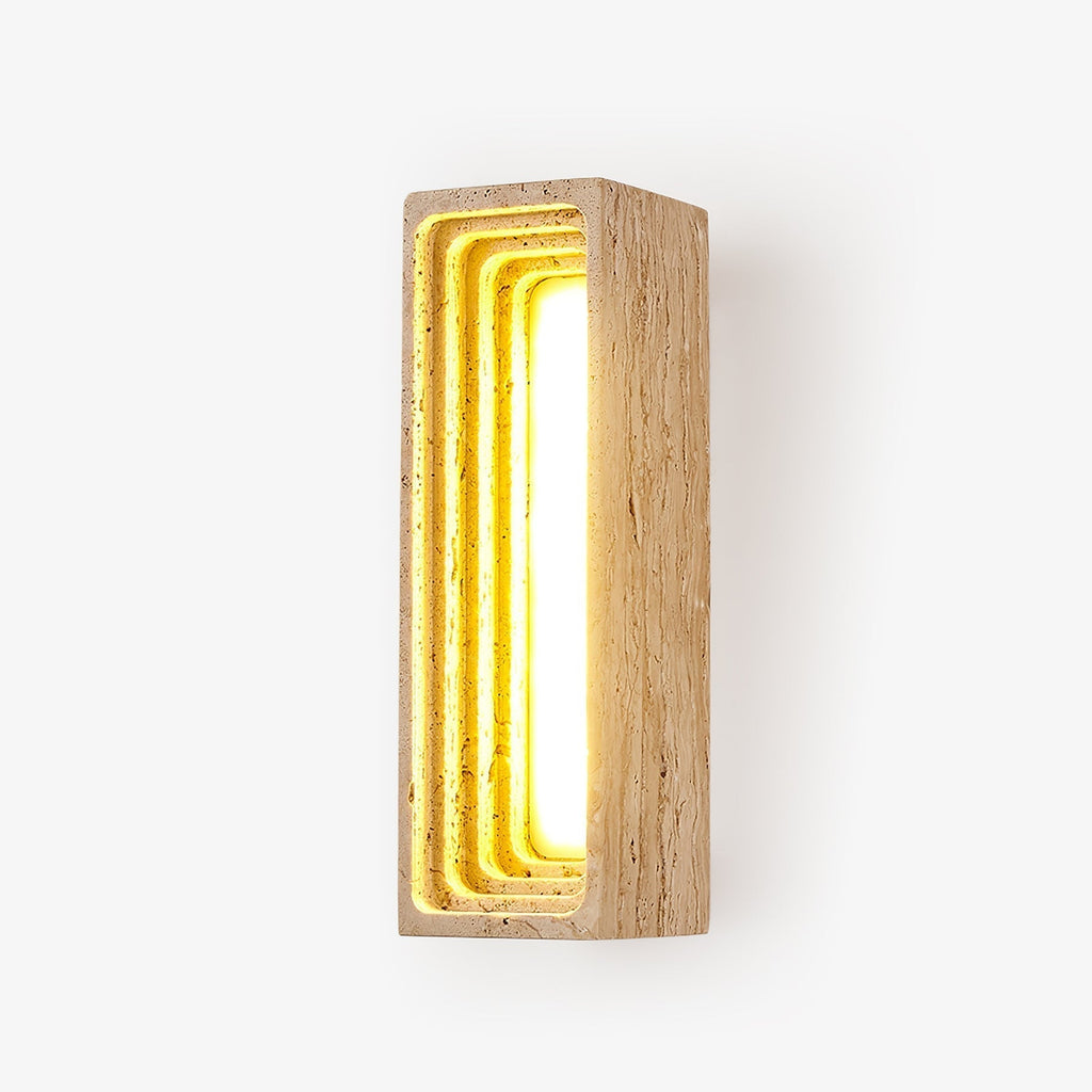 Atheila Applique Murale Moderne en Travertin - Neutralighting