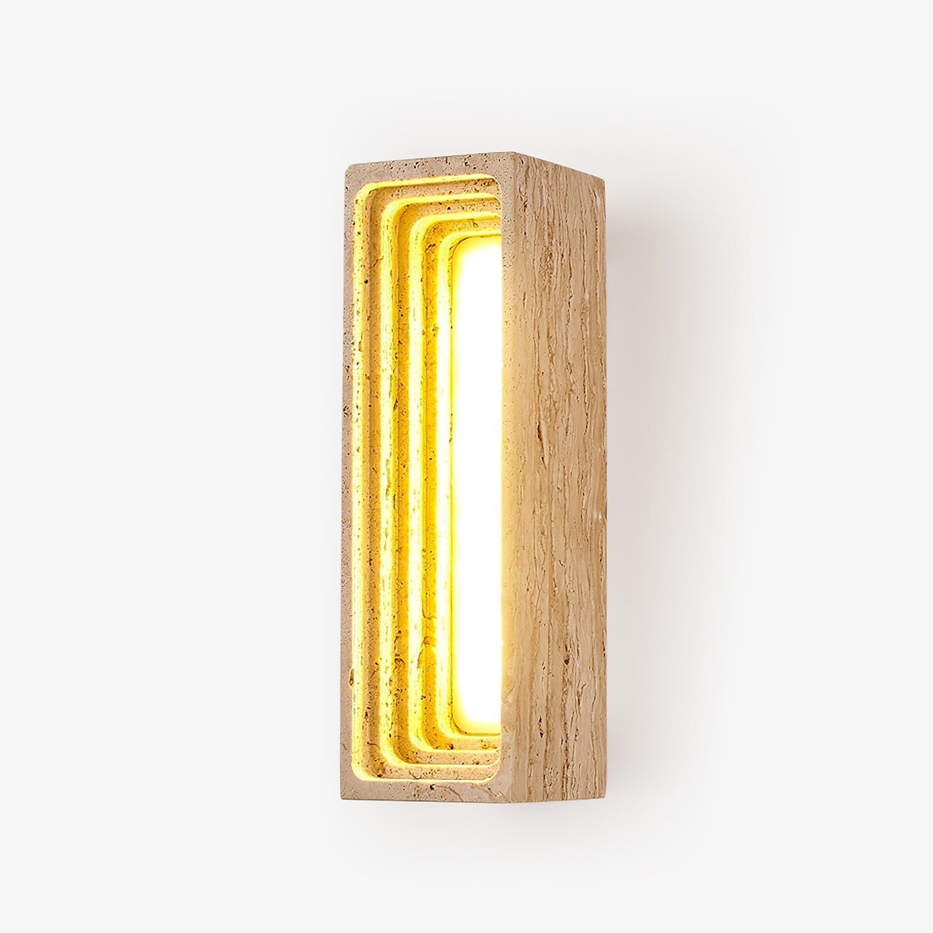 Atheila Applique Murale Moderne en Travertin - Neutralighting