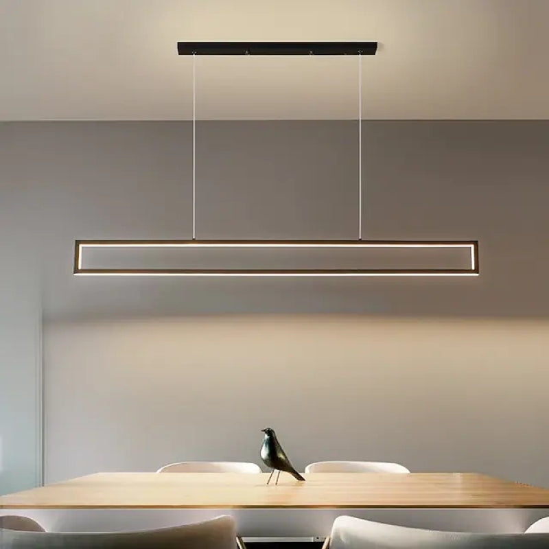 Ray Lampe suspendue moderne à revêtement LED minimaliste pour salle à manger - Neutralighting