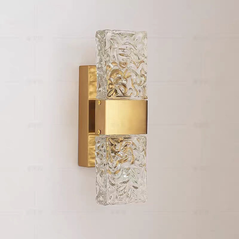 Arisha Modern Rectangular Metal Wall Lamp, Gold - Neutralighting