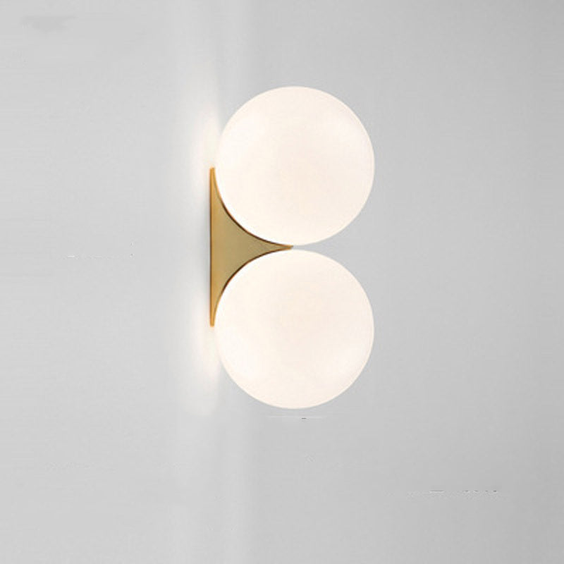 Valentina Simple Intérieur Applique Murale Métal Verre Salon Chambre à Coucher - Neutralighting