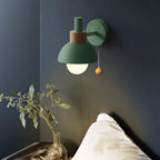 Valentina Moderne LED Applique Murale Métal/Verre Chambre à coucher Blanc/Jaune/Rose/Vert - Neutralighting