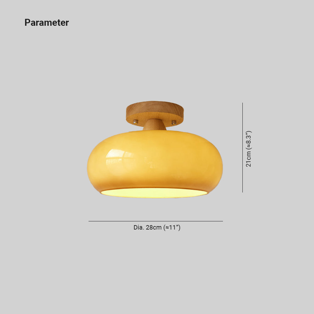 Charlotte Plafonnier Encastré en Bois - 4