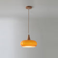 Charlotte Suspension Bois 1/2/3 Lampes - 1 Lampe - Orange
